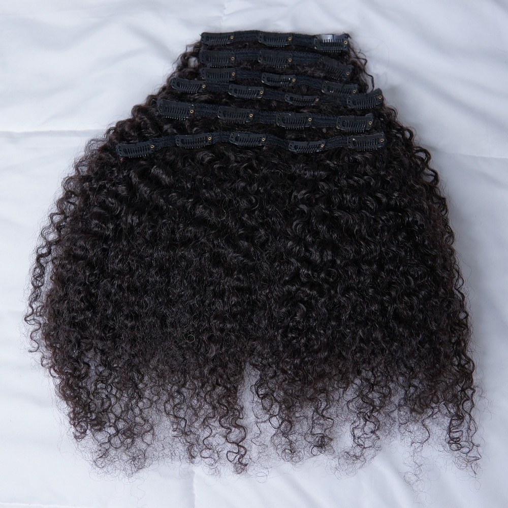 Curly Textured Clip-in Hair Extensions